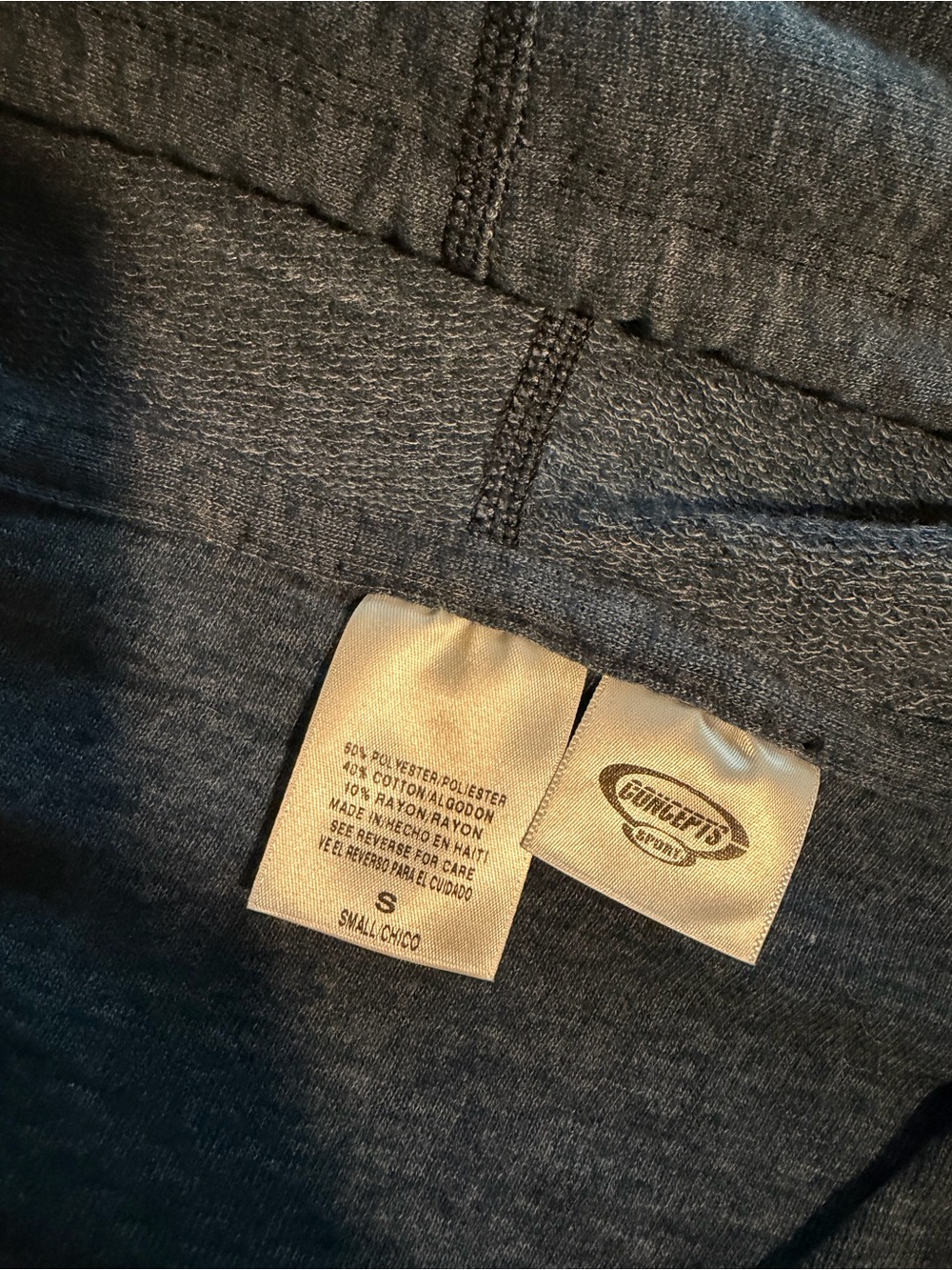 Michigan Women's Navy Cowl Hoodie with Yellow 'M' Logo - Picture 4 of 6